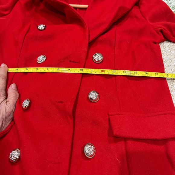 BellanBlue Red Trench Coat - Picture 8 of 9